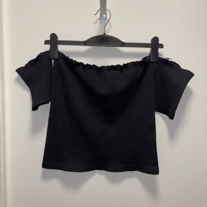 Love Off-the-Shoulder Top L/XL Black